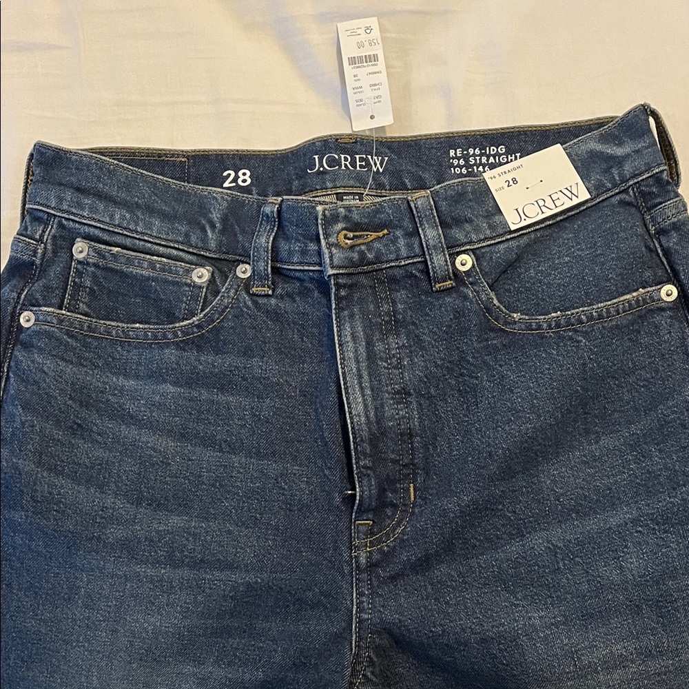 J. Crew Women’s ‘96 Straight Jeans Size 28